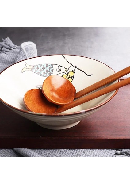 Ahşap Renk Stili Japon Tarzı Kaşık Uzun Saplı Çorba Kaşığı Pota Tencere Mutfak Kaşığı Sıcak Kaşık Kaplumbağa Sofra Araçları E7I8 Ramen Catering (Yurt Dışından) indirimleri