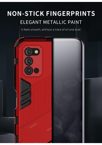 Samsung Galaxy A03S Sağlam Askeri Koruyucu Kapak Kickstand (Yurt Dışından) modelleri