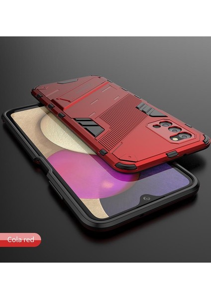 Samsung Galaxy A03S Sağlam Askeri Koruyucu Kapak Kickstand (Yurt Dışından) fırsatları