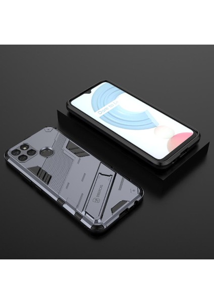 Realme C21Y Sağlam Askeri Kickstand Koruyucu Kapak Için Kılıf (Yurt Dışından) indirimleri