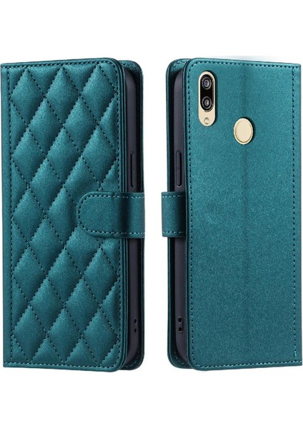 Telefon Kılıfı Için Huawei P Akıllı 2019 Flip Folio Cüzdan Kart Yuvaları Tutucu (Yurt Dışından)