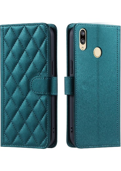 Telefon Kılıfı Için Huawei P Akıllı 2019 Flip Folio Cüzdan Kart Yuvaları Tutucu (Yurt Dışından)
