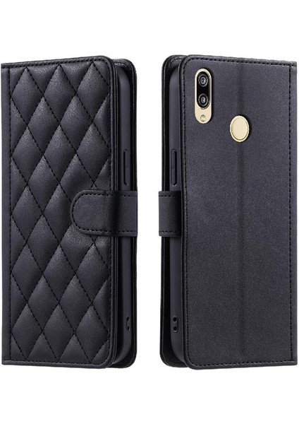 Telefon Kılıfı Için Huawei P Akıllı 2019 Flip Folio Cüzdan Kart Yuvaları Tutucu (Yurt Dışından)