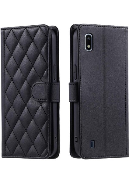 Samsung Galaxy A10 Flip Folio Cüzdan Için Telefon Kılıfı El Kayışı Manyetik (Yurt Dışından)