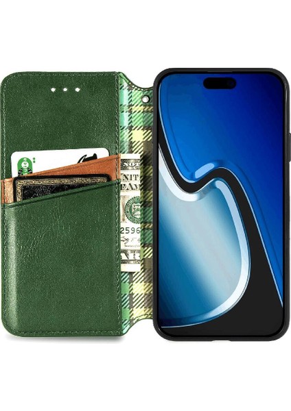 Apple iphone 15 Için Kılıf Zarif Iş Moda Tasarım Cüzdan Kılıf (Yurt Dışından)