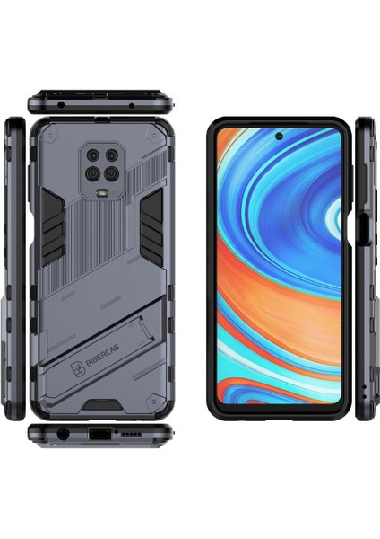 Xiaomi Redmi Not 9 Pro Max Koruyucu Kapak Kickstand Sağlam (Yurt Dışından)