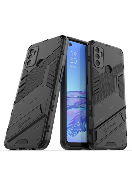 Oppo A53 4g Kickstand Koruyucu Kapak Için Kılıf Sağlam Askeri (Yurt Dışından)