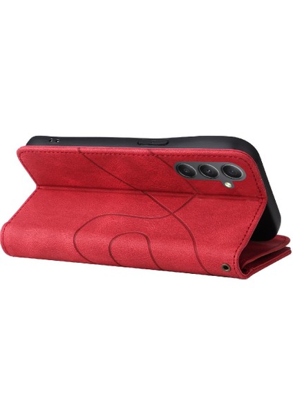 Kart Yuvası Standı Fermuar Cüzdan Tarzı ile Samsung Galaxy A34 5g Için Kılıf (Yurt Dışından)
