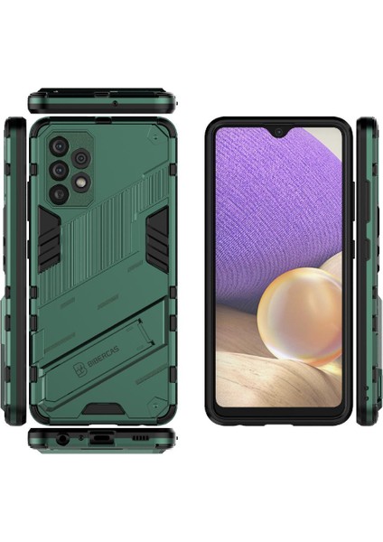 Samsung Galaxy A32 4g Kickstand Koruyucu Kapak Sağlam Askeri (Yurt Dışından)