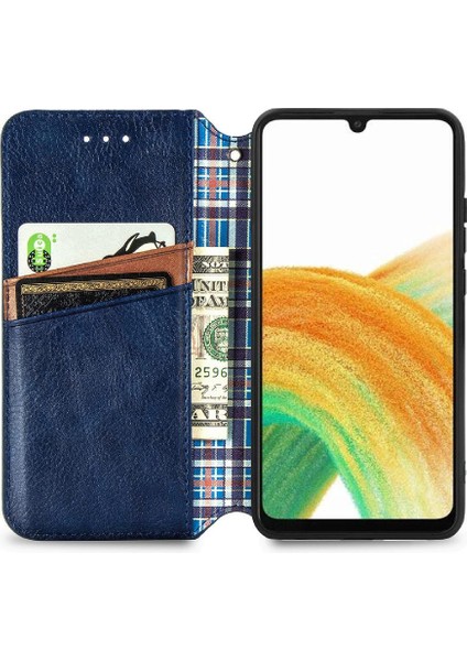 Samsung Galaxy A13 4g Cüzdan Fonksiyonu Için Kılıf Moda Tasarımı Zarif (Yurt Dışından)