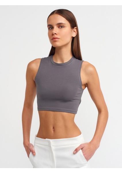 30125 Crop Top-Füme