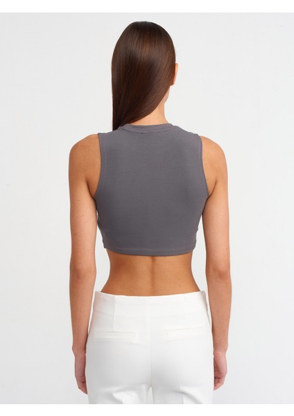 30125 Crop Top-Füme