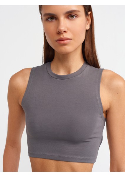 30125 Crop Top-Füme