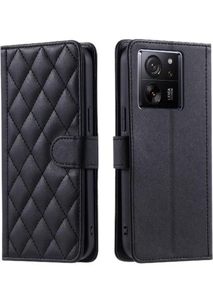 Telefon Kılıfı Için Xiaomi Redmi K60 Ultra Kafes El Kayışı Flip Folio Kart (Yurt Dışından)