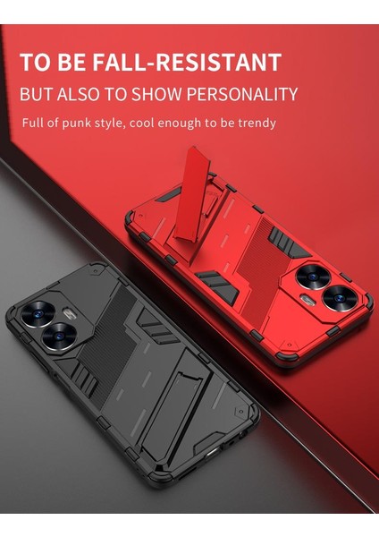 Realme C55 Koruyucu Kapak Sağlam Askeri Kickstand Için Kılıf (Yurt Dışından) fiyatları