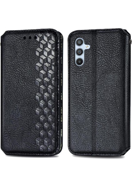 Samsung Galaxy A14 4g Zarif Iş Deri Kılıf Moda (Yurt Dışından)