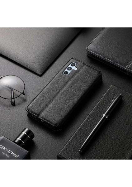 Samsung Galaxy A14 4g Zarif Iş Deri Kılıf Moda (Yurt Dışından)