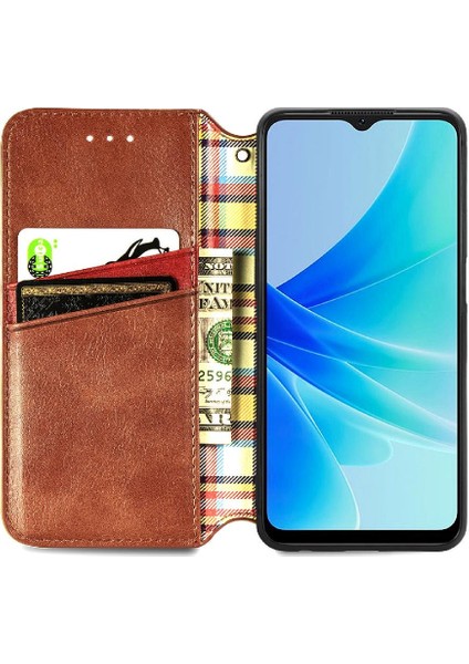Oppo A57 4g Için Kılıf Moda Tasarım Kapak Çevirin Cüzdan Fonksiyonu Zarif (Yurt Dışından)