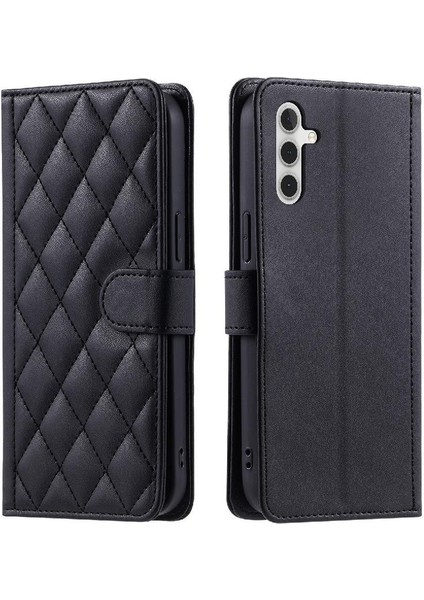 Telefon Kılıfı Için Samsung Galaxy A15 4g/5g Kart Yuvaları Tutucu El Kayışı Flip (Yurt Dışından)