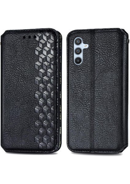 Samsung Galaxy A14 4g Zarif Iş Deri Kılıf Moda (Yurt Dışından)