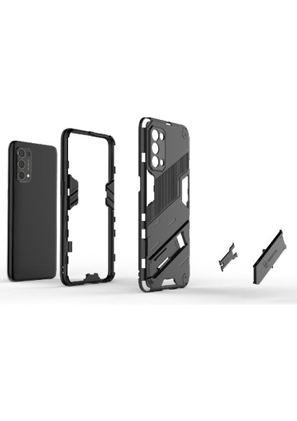 Oppo Oppo 5 Pro 5g Için Kılıf Koruyucu Kapak Sağlam Askeri Kickstand (Yurt Dışından)