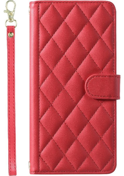 Telefon Kılıfı Için iphone 13 Pro Manyetik Kart Yuvaları Tutucu Kafes Flip Folio (Yurt Dışından)