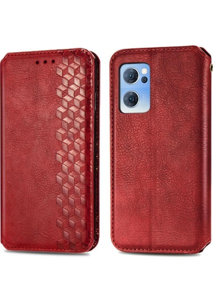 Oppo Oppo 7 5g Cüzdan Fonksiyonu Için Kılıf Deri Kılıf Zarif Iş (Yurt Dışından)