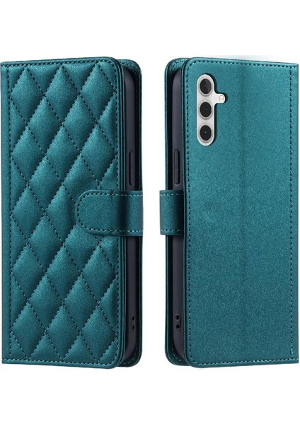 Telefon Kılıfı Için Samsung Galaxy A15 4g/5g Kart Yuvaları Tutucu El Kayışı Flip (Yurt Dışından)