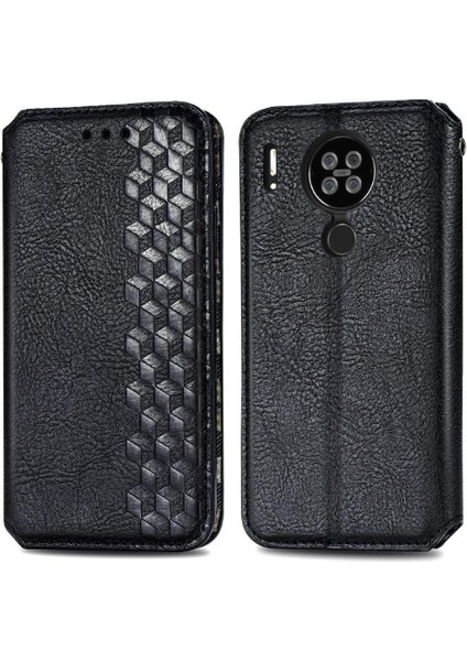 Blackview A80/A80S Cüzdan Fonksiyonu Için Kılıf Moda Tasarım Deri Çanta (Yurt Dışından)