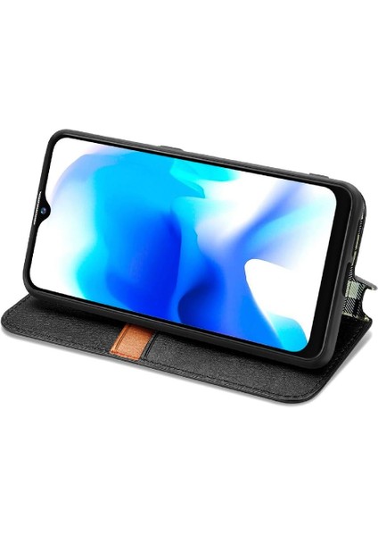 Blackview A80/A80S Cüzdan Fonksiyonu Için Kılıf Moda Tasarım Deri Çanta (Yurt Dışından) modelleri