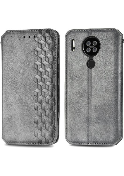 Blackview A80/A80S Cüzdan Fonksiyonu Için Kılıf Moda Tasarım Deri Çanta (Yurt Dışından)