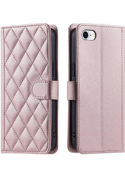 Telefon Kılıfı Için iphone 6/6s Flip Folio Cüzdan Manyetik El Kayışı Kart (Yurt Dışından)