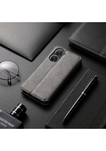 Asus Zenfone 9 Için Kılıf Cüzdan Fonksiyonu Moda Tasarım Deri Kılıf Flip (Yurt Dışından) fırsatları