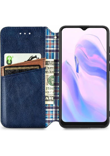 Blackview A70 Zarif Iş Deri Çanta Cüzdan Fonksiyonu Için Kılıf (Yurt Dışından)