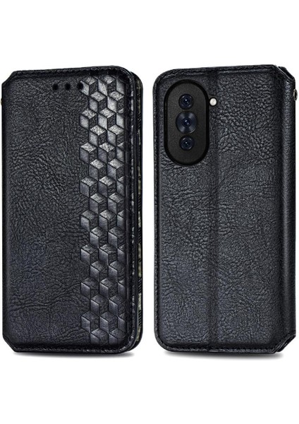 Huawei Nova 10 Için Kılıf Deri Kılıf Moda Tasarım Cüzdan Fonksiyonu Çevirin (Yurt Dışından)