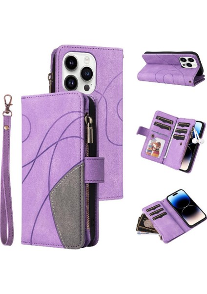 Kart Yuvası Standı ile IPhone 14 Pro Max Kickstand Koruyucu Kılıf (Yurt Dışından)