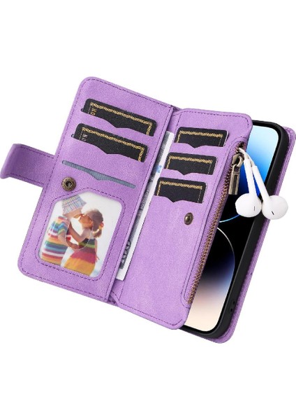 Kart Yuvası Standı ile IPhone 14 Pro Max Kickstand Koruyucu Kılıf (Yurt Dışından)