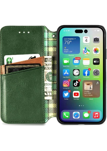 Apple IPhone 14 Pro Kılıf Için Kılıf Zarif Iş Kapak Çevirin (Yurt Dışından)