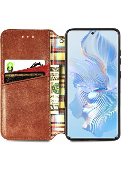 Huawei Onur 80 Cüzdan Fonksiyonu Için Kılıf Moda Tasarımı Zarif Durumda (Yurt Dışından) fırsatları