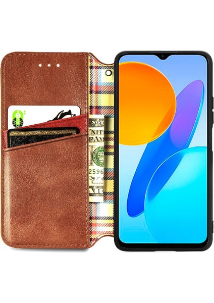 Huawei Onur X8 5g Cüzdan Fonksiyonu Için Kılıf Deri Kılıf Moda Tasarımı (Yurt Dışından)