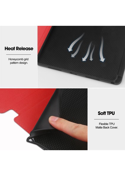 Lenovo Xiaoxin Pad 2024 Folio Kılıf Çok Açılı Standlı Ince Hafif Koruyucu Kapak (Yurt Dışından)