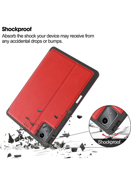 Lenovo Xiaoxin Pad 2024 Folio Kılıf Çok Açılı Standlı Ince Hafif Koruyucu Kapak (Yurt Dışından)