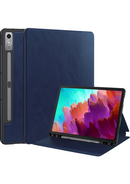 Lenovo Xiaoxin Pad Pro 12.7 Folio Kılıf Çok Açılı Standlı Ince Hafif Koruyucu Kapak (Yurt Dışından)