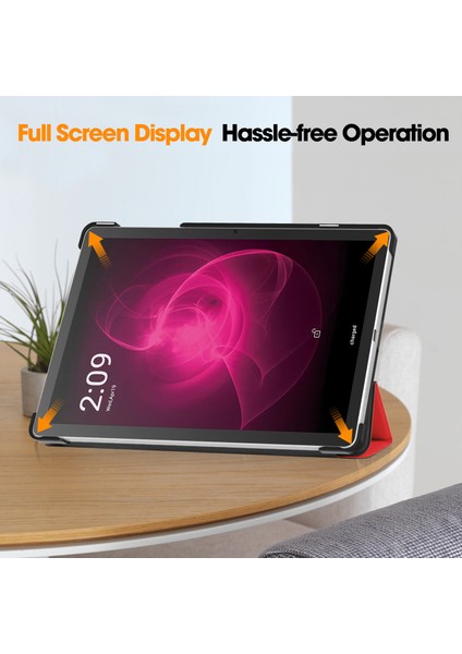 T-Mobel Revvl Tab 5g Folio Kılıf Çok Açılı Standlı Ince Hafif Koruyucu Kapak (Yurt Dışından)