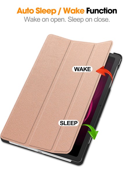 T-Mobel Revvl Tab 5g Folio Kılıf Çok Açılı Standlı Ince Hafif Koruyucu Kapak (Yurt Dışından)