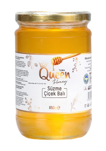 Süzme Bal 850 gr + Queen Honey Karakovan Balı 1,1 kg Ikisi Bir Arada Fırsat Paketi