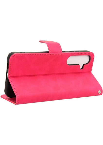 Kart Tutucu Kickstand Deri Folio Flip ile Samsung Galaxy S24 Için Kılıf (Yurt Dışından) fırsatları
