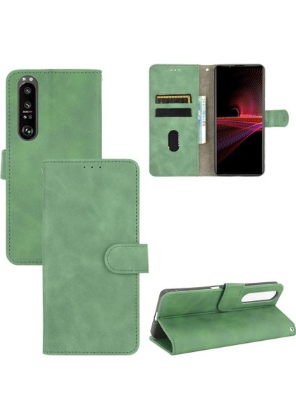 Kart Tutucu Kickstand ile Sony Xperia 1 Iii Koruyucu Kapak Için Kılıf (Yurt Dışından)