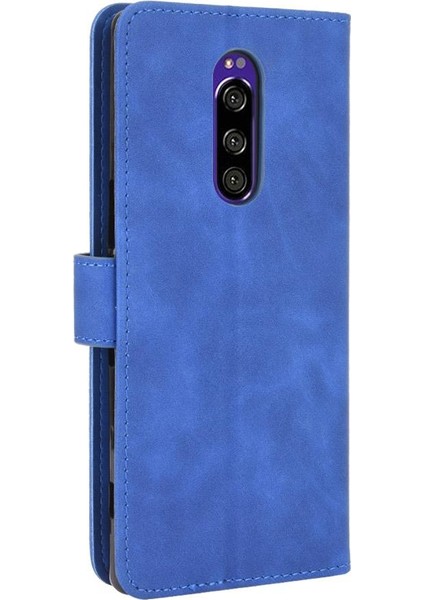 BDT Boutique Sony Xperia 1 Kart Ekleme Deri Için Kılıf Folio Flip Case Koruyucu (Yurt Dışından)