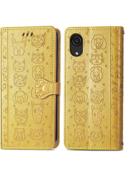 Samsung Galaxy A03 Çekirdek Kılıf Için Kılıf Kısa Kayış Darbeye Çevir (Yurt Dışından)